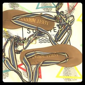 Sam & Libby sz. 6.5 lace up sandals.